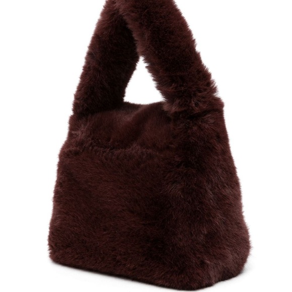 Blumarine Rhinestone B-Logo Fur Bag NWT - Picture 4 of 4